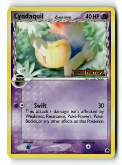 Pokemon Card Cyndaquil (Delta Species) Reverse Holo LP Dragon Frontiers 45/101 - Image 1