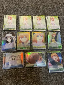 Weiss Schwarz Quintessential Quintuplets Card Lot RRR SR PR Foils Yotsuba + Bulk - Image 1
