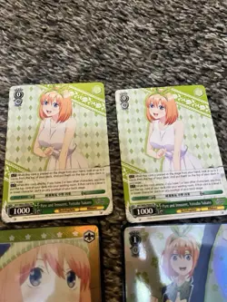 Weiss Schwarz Quintessential Quintuplets Card Lot RRR SR PR Foils Yotsuba + Bulk - Image 3