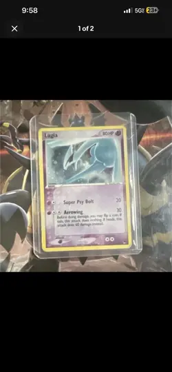 Pokemon TCG Full Art Foil 37-Card Lot Unown Leafeon Lugia Kyogre Groudon - Image 5
