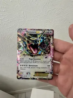Rayquaza EX XY69 Promo Full Art Holo 170 HP Pokemon TCG Card - Image 4