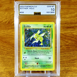 Pokemon Trading Card Game Classic Scyther 006/034 AGS Gem-MT 10 Holo 2023 - Image 1
