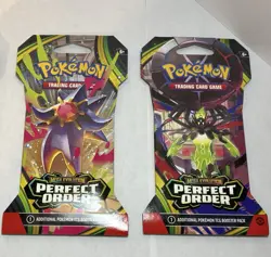 Pokemon Mega Evolution Perfect Order Booster Pack Trading Card Game,4-Pack, NEW - Image 3