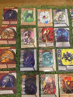 Bakugan Card Lot of 60 Cards - 32 Ability & 28 Gate (Metal Core) Cards - Image 2