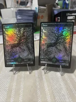 Forest (276) Innistrad: Crimson Vow Foil x2 NM Full Art Land Cards MTG - Image 1