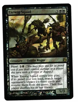 MTG Card: Earwig Squad FOIL 60/150 Morningtide Launch Promo Rare! - Image 1