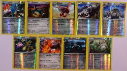 Pokemon Card Lot 9x METAL STEEL Type Holo Rares NM Metagross Lucario Cobalion - Image 1