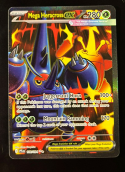 Mega Heracross ex 108/094 - Phantasmal Flames - Pokemon Card NM/M - Image 1