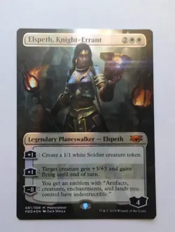 MTG Elspeth Knight Errant (MED) Mythic Edition: Guilds Of Ravnica Foil GR1 - Image 1