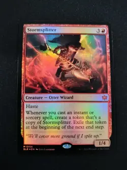 MTG Stormsplitter Foil 0154 Bloomburrow NM - Image 1