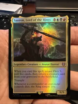 Sauron, Lord of the Rings Commander Lord of the Rings NM 0004 Foil - Image 1