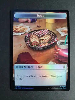 Leviathan / Food (Foil) Token MTG Marvel Super Heroes - Image 2