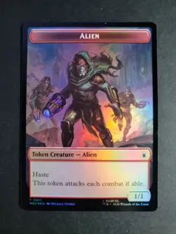 Alien / Wall (Foil) Token MTG Marvel Super Heroes - Image 1
