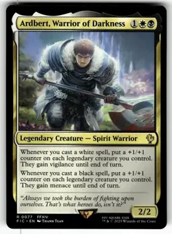 Ardbert, Warrior of Darkness 77 Commander: FINAL FANTASY Magic: The Gathering NM - Image 1