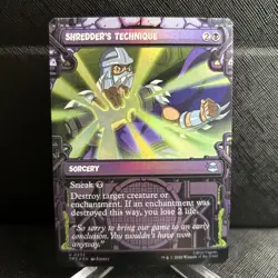 Shredder's Technique #232 Foil MTG TMNT - Teenage Mutant Ninja Turtles NM - Image 1