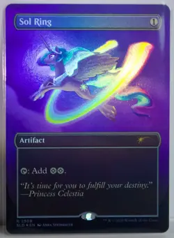 Sol Ring (2539) [New, Near Mint] *Foil* {My Little Pony SLD} - Image 1