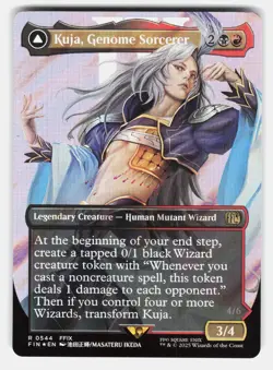 KUJA, GENOME SORCERER (BORDERLESS) (SURGE FOIL) 544 - MTG - CORNELIUS NM/M - Image 1