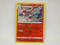 Pokemon - Talonflame #032/189 - SWSH03: Darkness Ablaze Reverse Holo - Image 1