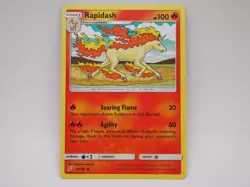 Pokemon TCG Rapidash Sun & Moon Team Up 18/181 Regular - Image 1
