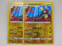 2x Eelektrik 096/264 Fusion Strike Reverse Holo Uncommon Pokemon Card - Image 1