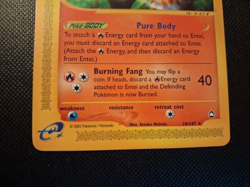 Pokemon Entei 010/147 Aquapolis Card. Excellent Condition. - Image 4