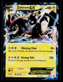 Zekrom EX - BW38 BW38 Holo Promo Black And White Promo Pokemon NM - Image 1