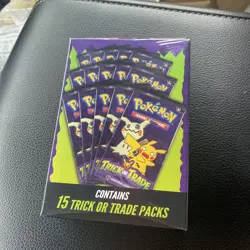 Pokemon Trick or Trade Booster Pack Set - 15 Packs 2025 - Image 1