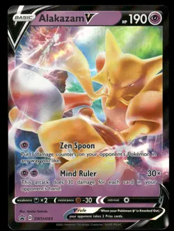 Alakazam V SWSH083 Holo Promo Sword & Shield Promo Pokemon Holo NM/M Holo - Image 1