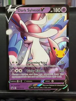 Pokemon TCG Dark Sylveon V SWSH134 Celebrations SWSH Black Star Promo - Image 1