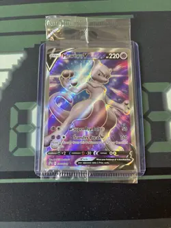 Pokemon Card TCG Pokemon Go - Mewtwo V Full Art Pomo SWSH229 New And Sealed - Image 1