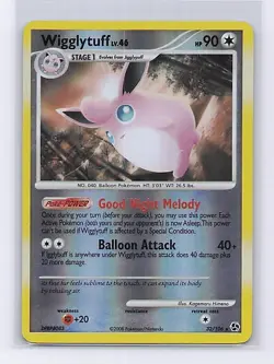 Wigglytuff 32/106 Rare Great Encounters Pokemon Reverse Holo Moderately Played - Image 1