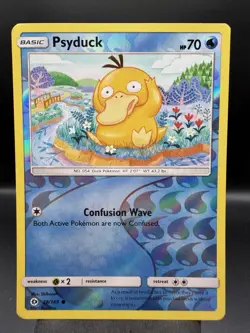 Psyduck 28/149 Pokemon TCG SM: Base Set Reverse Holo LP - Image 1