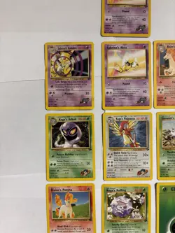 Vintage Pokemon Card Lot 13 Cards - Image 4