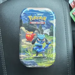 Pokemon Mega Evolution—Ascended Heroes Mini Tin Riolu Darumaka 2 Booster Packs - Image 1