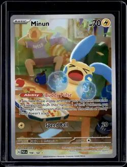 Pokemon SV04: Paradox Rift Minun 194/182 - Image 1