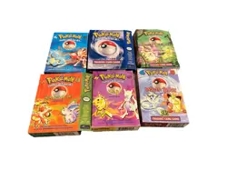 Lot of Pokemon Starter Deck Boxes Some with Rules/Marbles 1999 WotC - Image 1