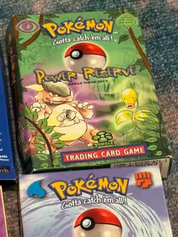 Lot of Pokemon Starter Deck Boxes Some with Rules/Marbles 1999 WotC - Image 5