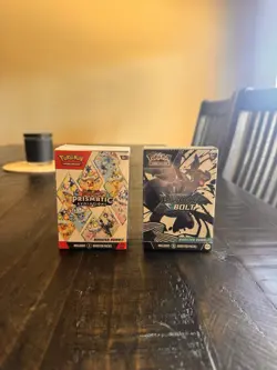 Pokemon Prismatic Evolutions And Black Bolt Booster Bundle ** Sealed ** - Image 1