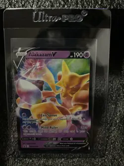 Pokemon Alakazam V SWSH083 BLACK STAR PROMO - Image 1