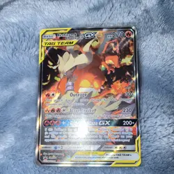 The Pokemon Company Reshiram & Charizard GX SM201 Promo Full Art Holo ENG 2019 - Image 1