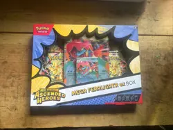Pokemon TCG Ascended Heroes Mega Feraligatr ex Promo Box - Image 1
