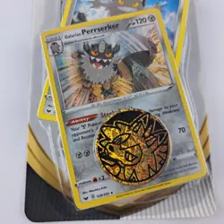 Pokemon Sword & Shield Rebel Clash Blister Pack Perrserker Sealed 2020 - Image 2