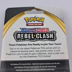 Pokemon Sword & Shield Rebel Clash Blister Pack Perrserker Sealed 2020 - Image 5