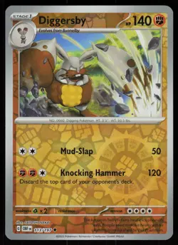 Diggersby 113/197 Uncommon Obsidian Flames Pokemon Reverse Holo Near Mint - Image 1