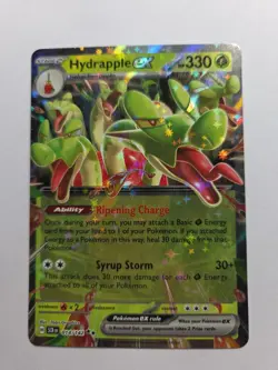 Hydrapple ex 014/142 Holo Rare Pokemon Card Shrouded Fable 2024 Near Mint - Image 1