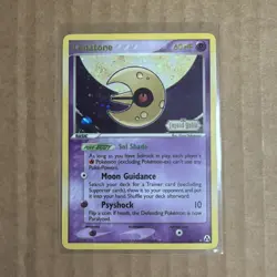 Lunatone 20/92 (Reverse Holo W Swirl) - Pokemon TCG Legend Maker 2006 - LP - Image 1
