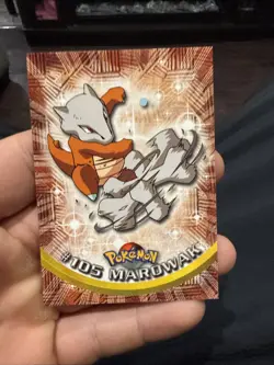 Marowak #105 Topps Blue Label TV Animation Edition Pokemon TCG 1999 - Image 1
