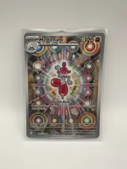 Pokemon Medicham 241/217 Illustration Rare (IR) Ascended Heroes Near Mint - Image 1