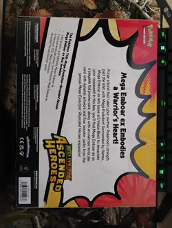 Pokemon TCG: Ascended Heroes - Mega Emboar EX - Collection Box - New & Sealed - Image 2
