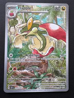 Pokemon TCG - Flapple 210/191 Full Art Illustration Rare - Surging Sparks - NM - Image 1